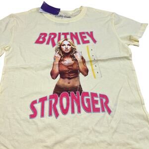 Women's Britney Spears Stronger Short Sleeve Graphic T-Shirt - Size Small - NWT